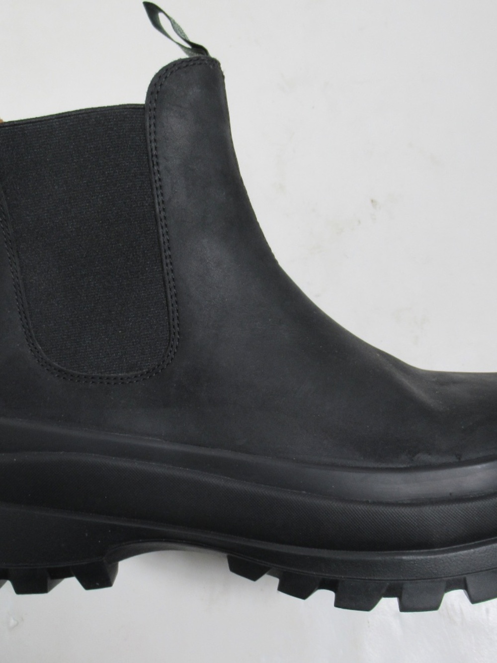 Polo Ralph Lauren Unisex Logan Leather Chelsea Boot Black 13 US M / 14.5 US W